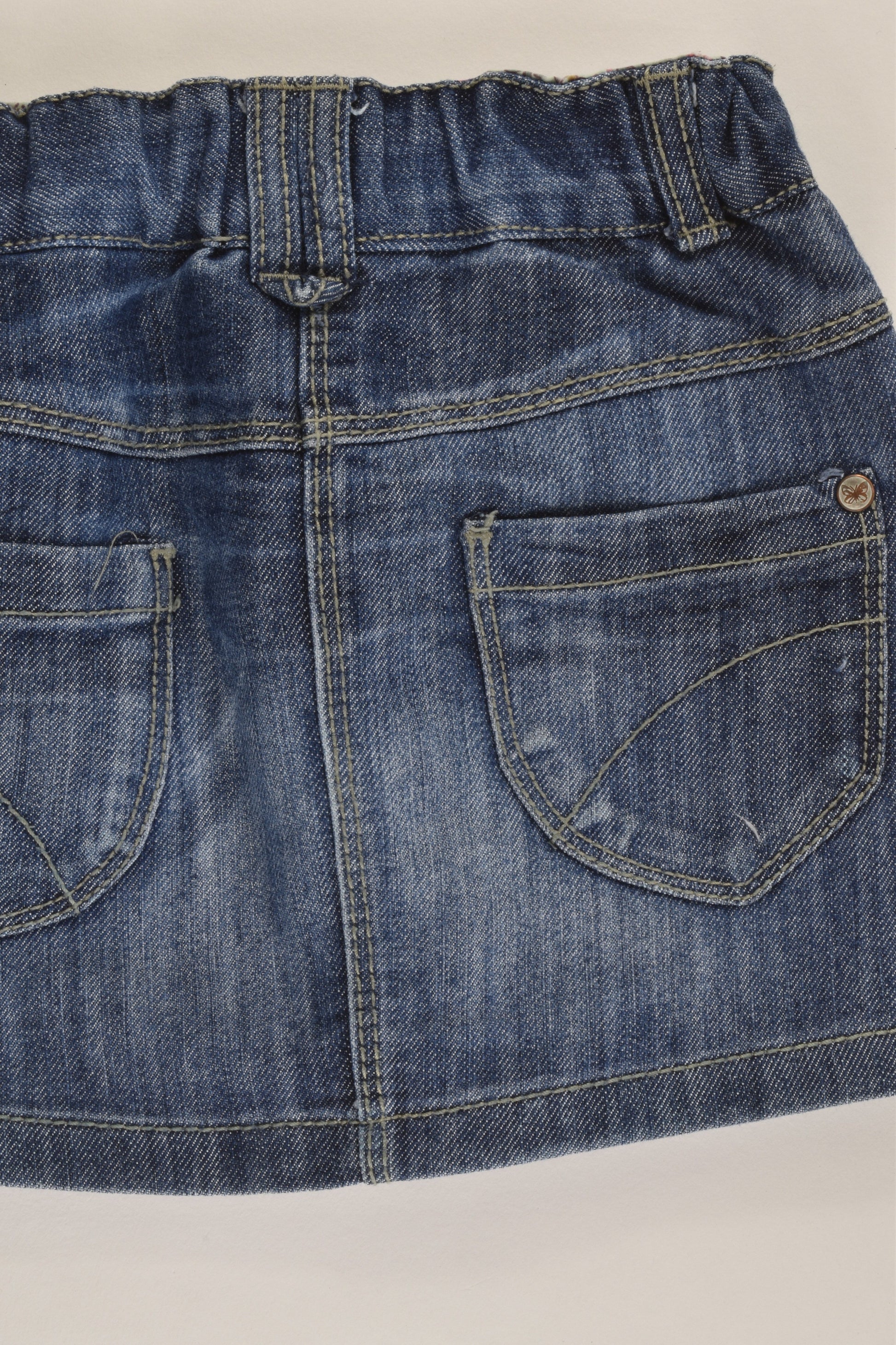 Next (UK) Size 2 (92 cm) Stretchy Denim Skirt