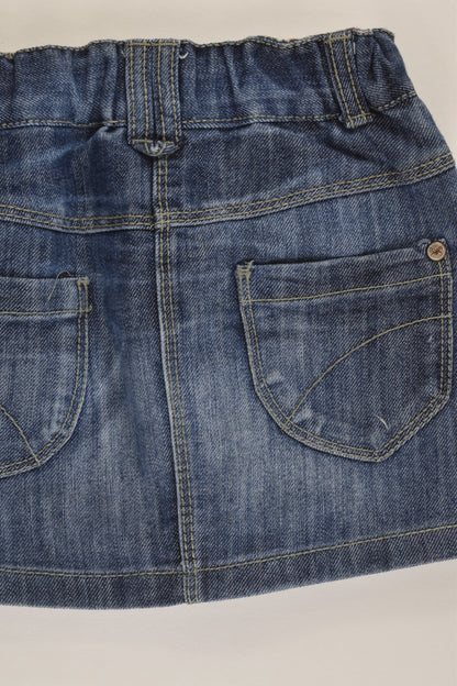 Next (UK) Size 2 (92 cm) Stretchy Denim Skirt