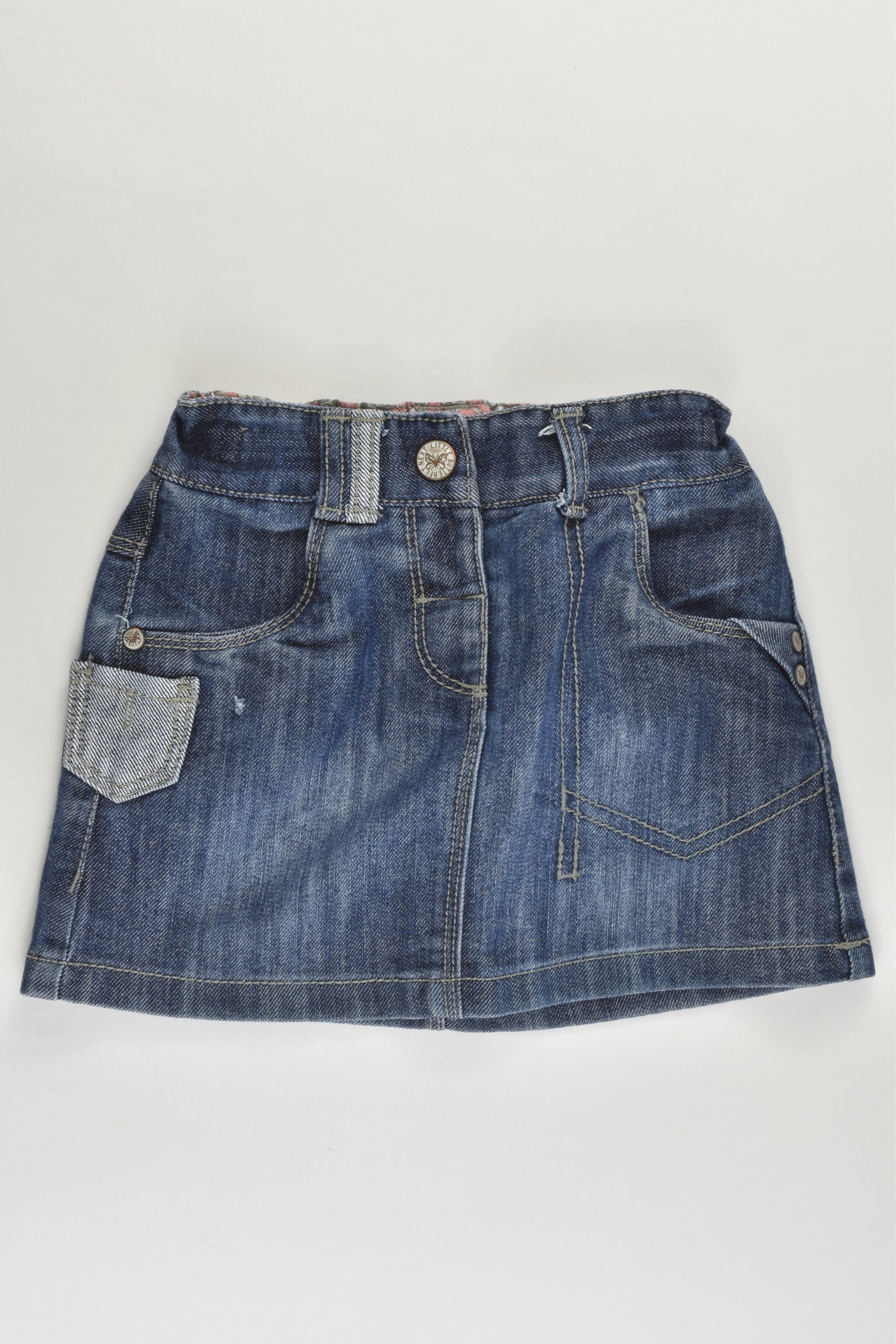 Next (UK) Size 2 (92 cm) Stretchy Denim Skirt