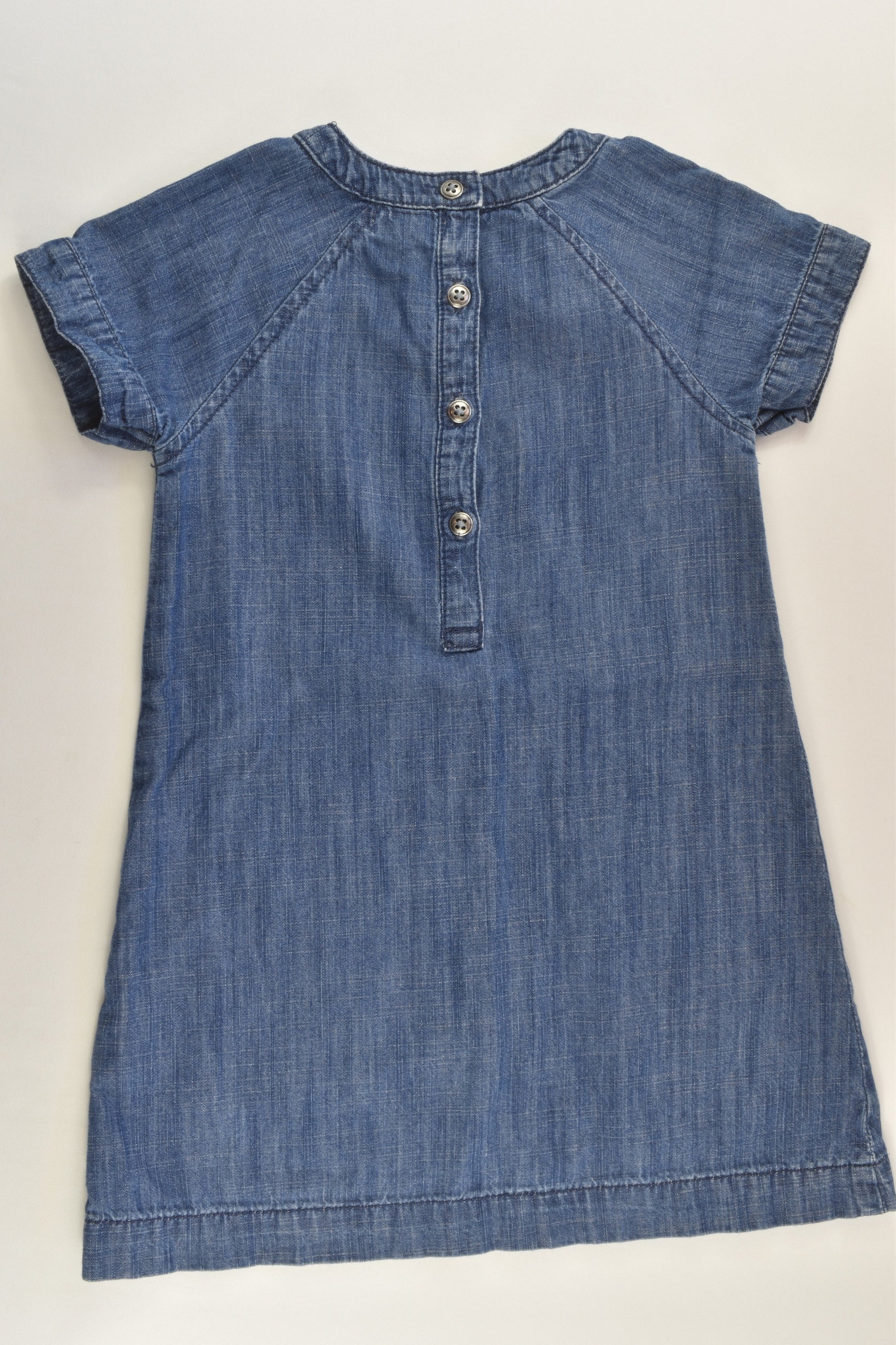 Next (UK) Size 4-5 (110 cm) Lightweight Denim Dress