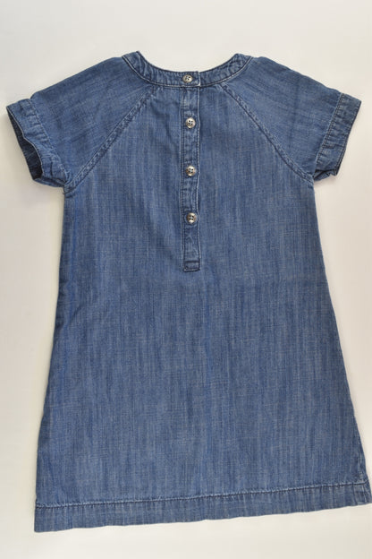 Next (UK) Size 4-5 (110 cm) Lightweight Denim Dress