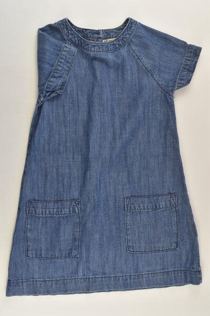 Next (UK) Size 4-5 (110 cm) Lightweight Denim Dress