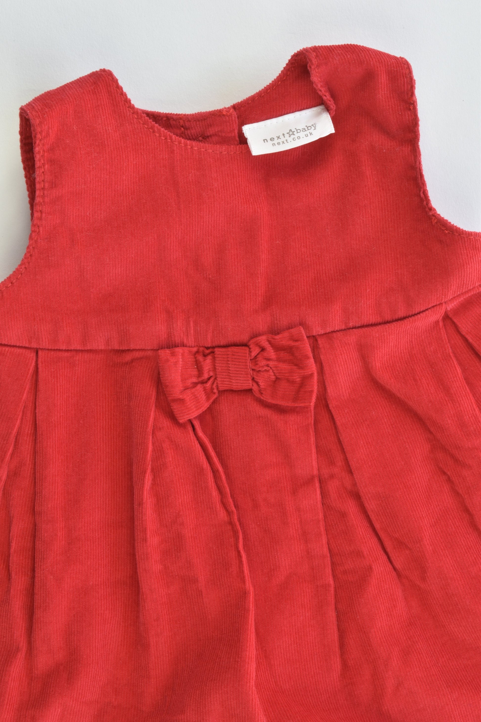 Next UK Size Up to 1 month (4.5 kgs) Stretchy Soft Cord Dress