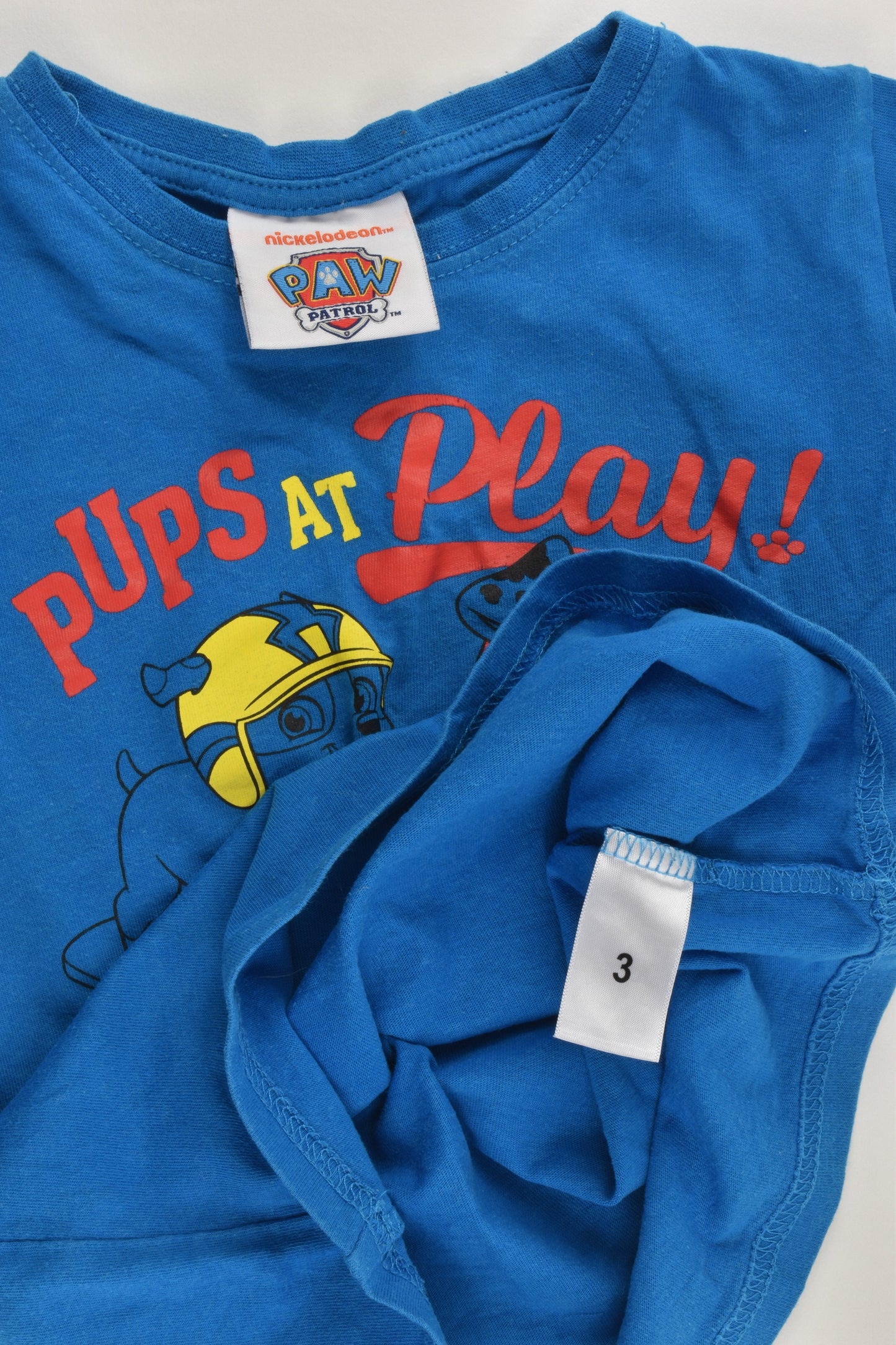 Nicklodeon Size 3 Paw Patrol 'Pups At Play' T-shirt