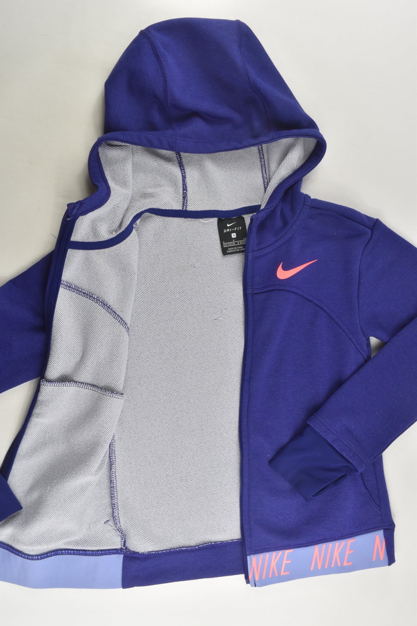 Nike Size 8-10 Zip Jumper
