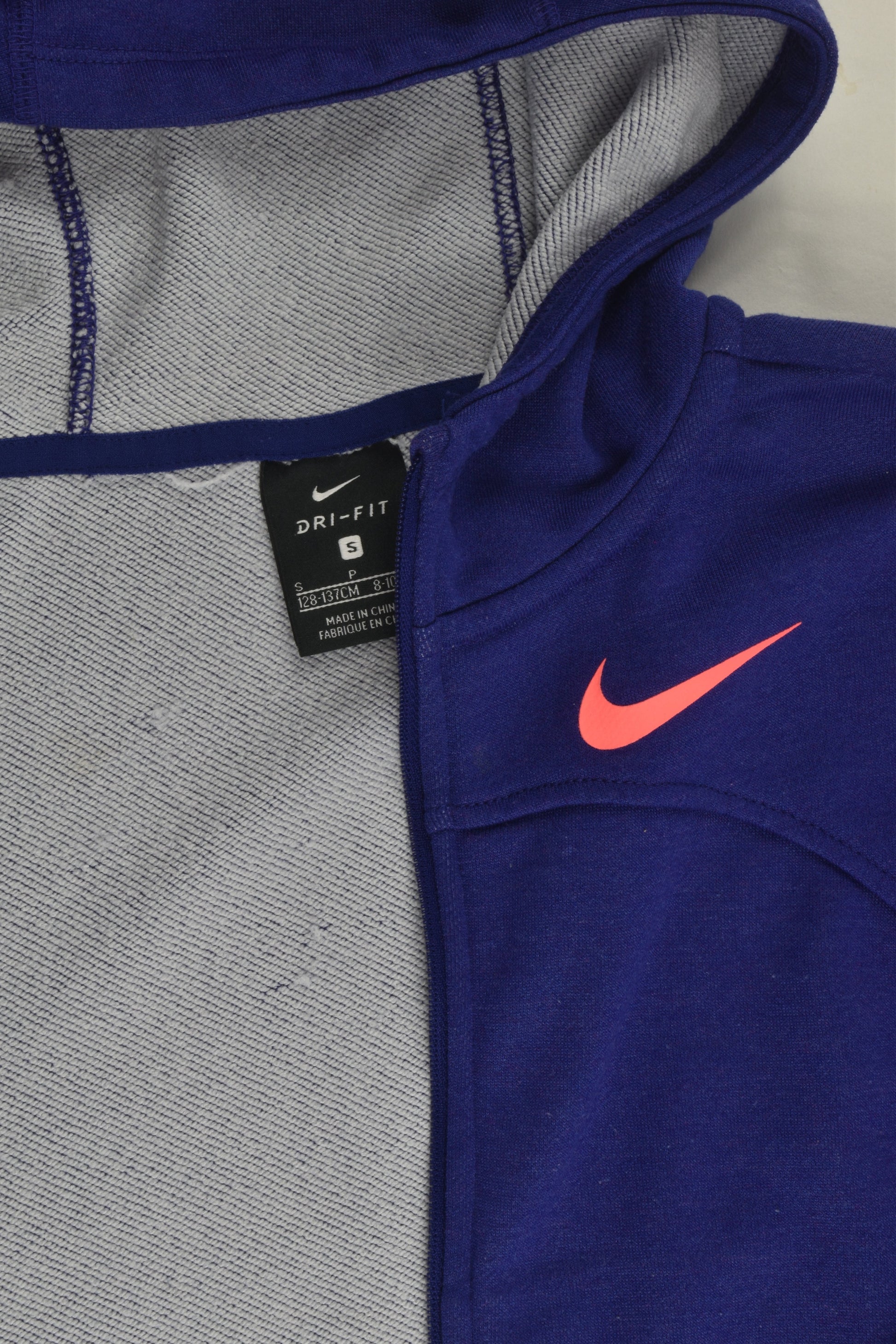 Nike Size 8-10 Zip Jumper