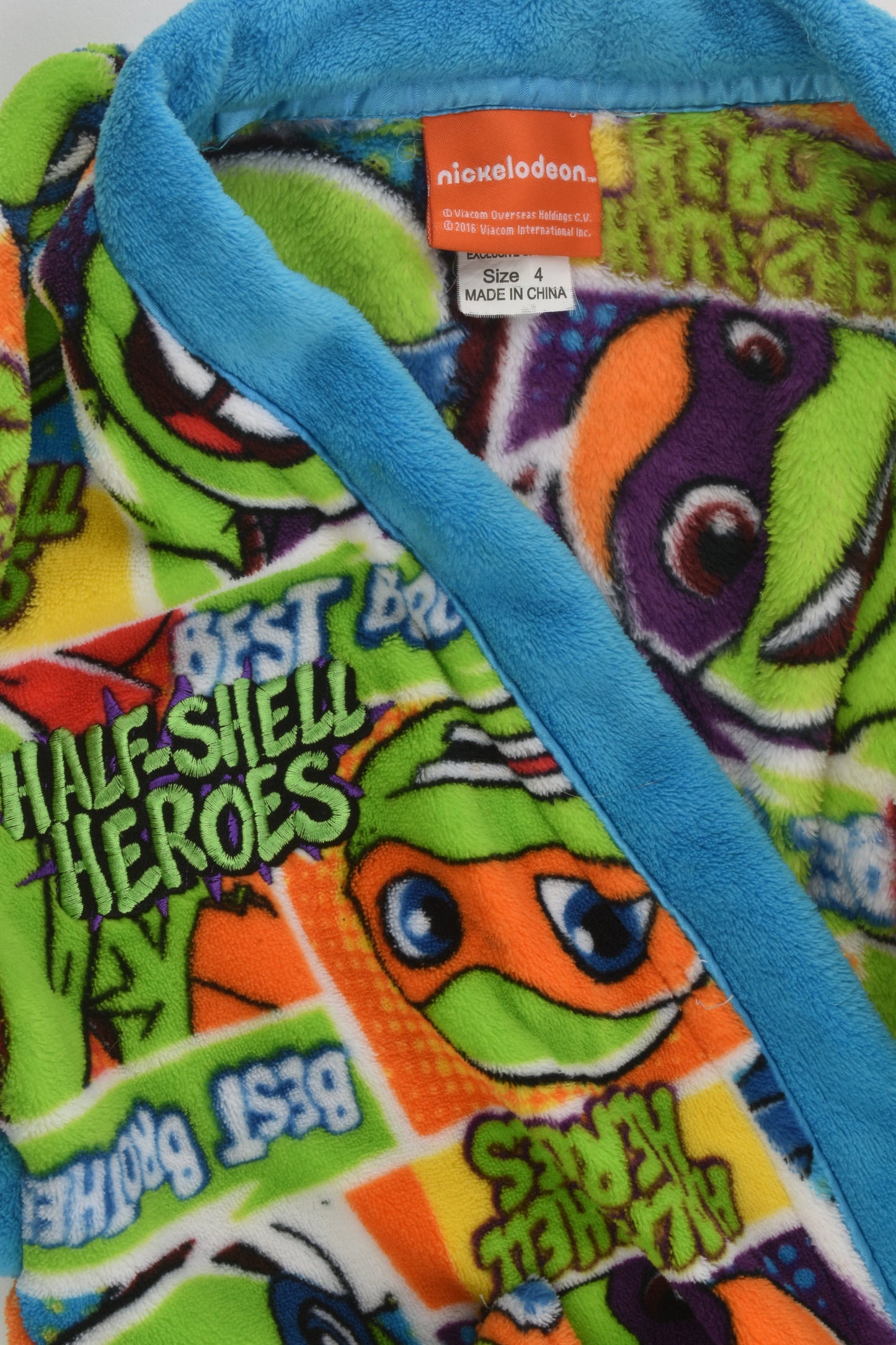 Ninja Turtles Size 4 Dressing Gown