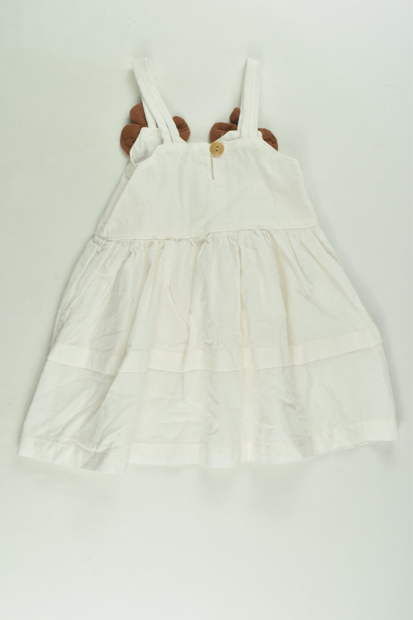 No Brand Size approx 0 Linen-feel Elephant Dress