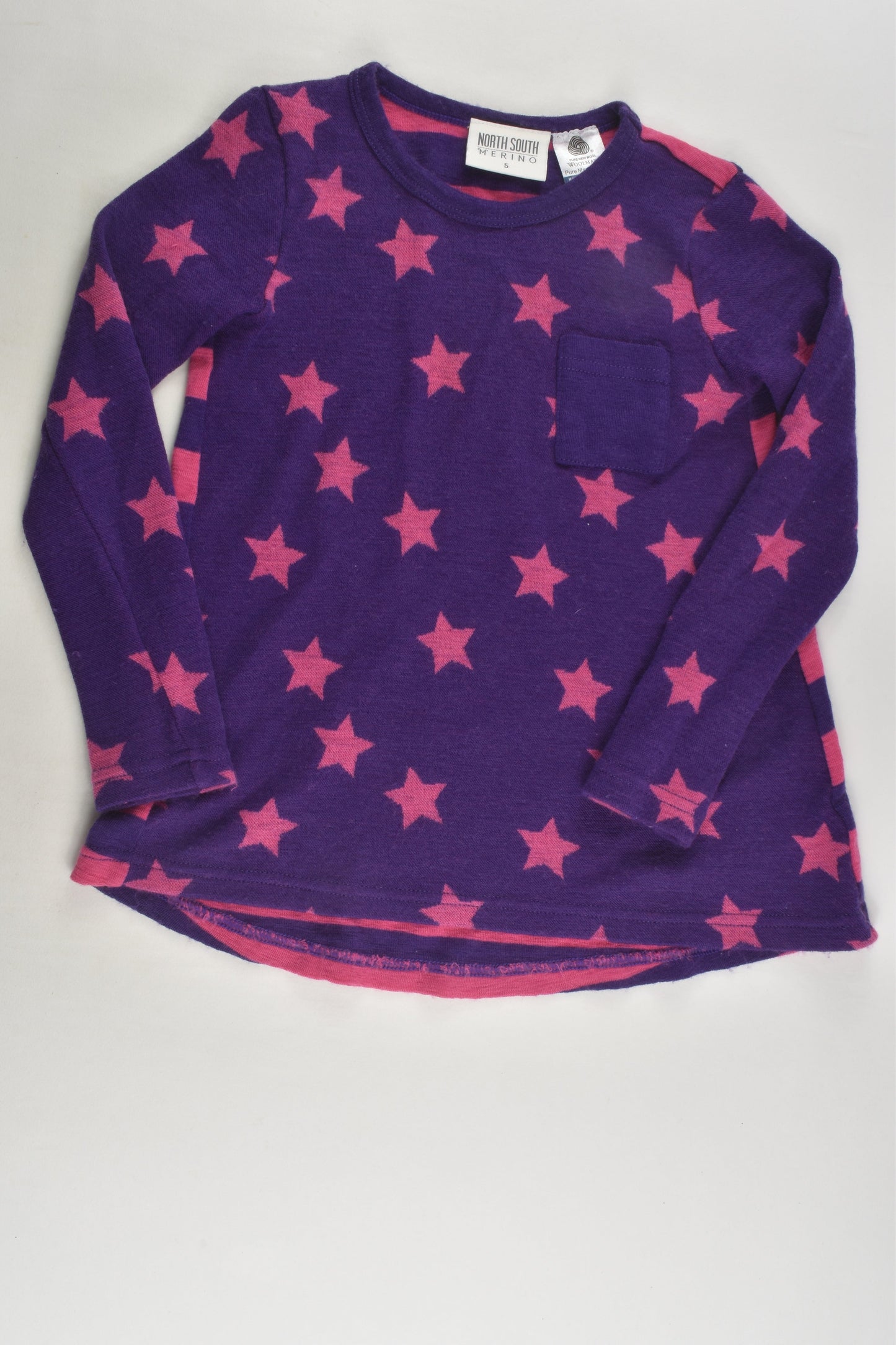 North South Size 5 Merino Wool Top