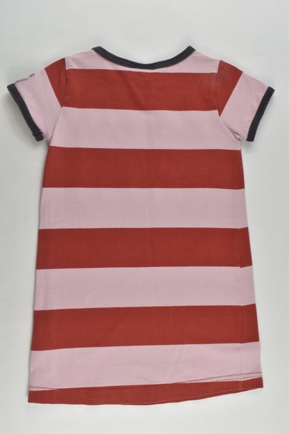 Nosh Organics Size 1-2 (86/92 cm) Striped Camera Dress