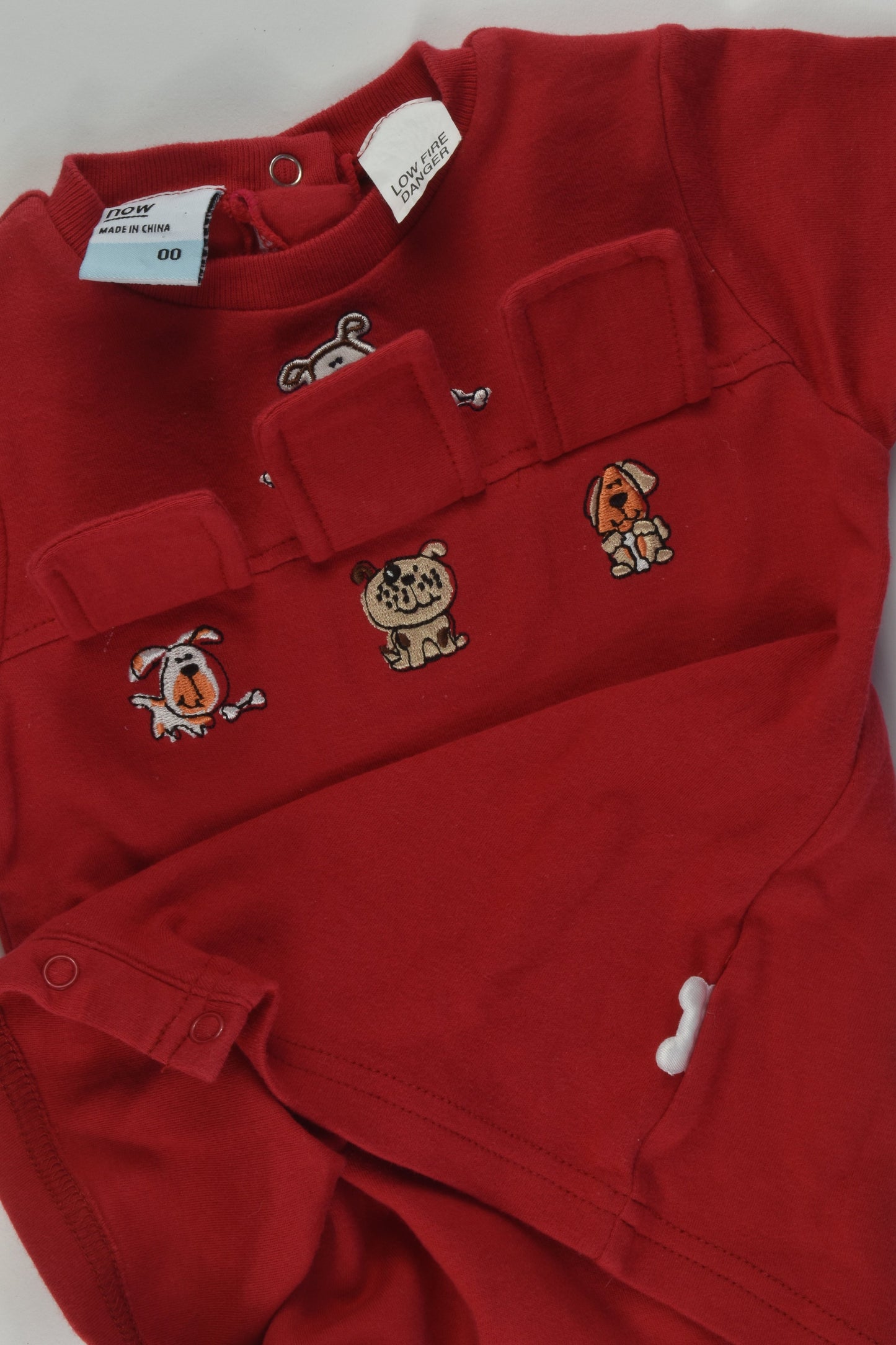 Now Size 00 Dog Flaps Short Romper