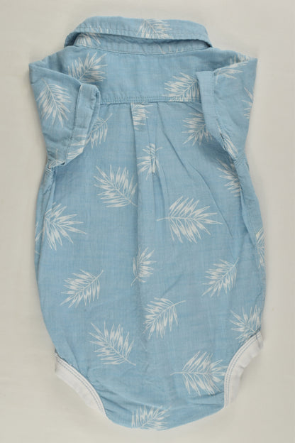 Nutmeg Size 0 (74 cm) Collared Bodysuit
