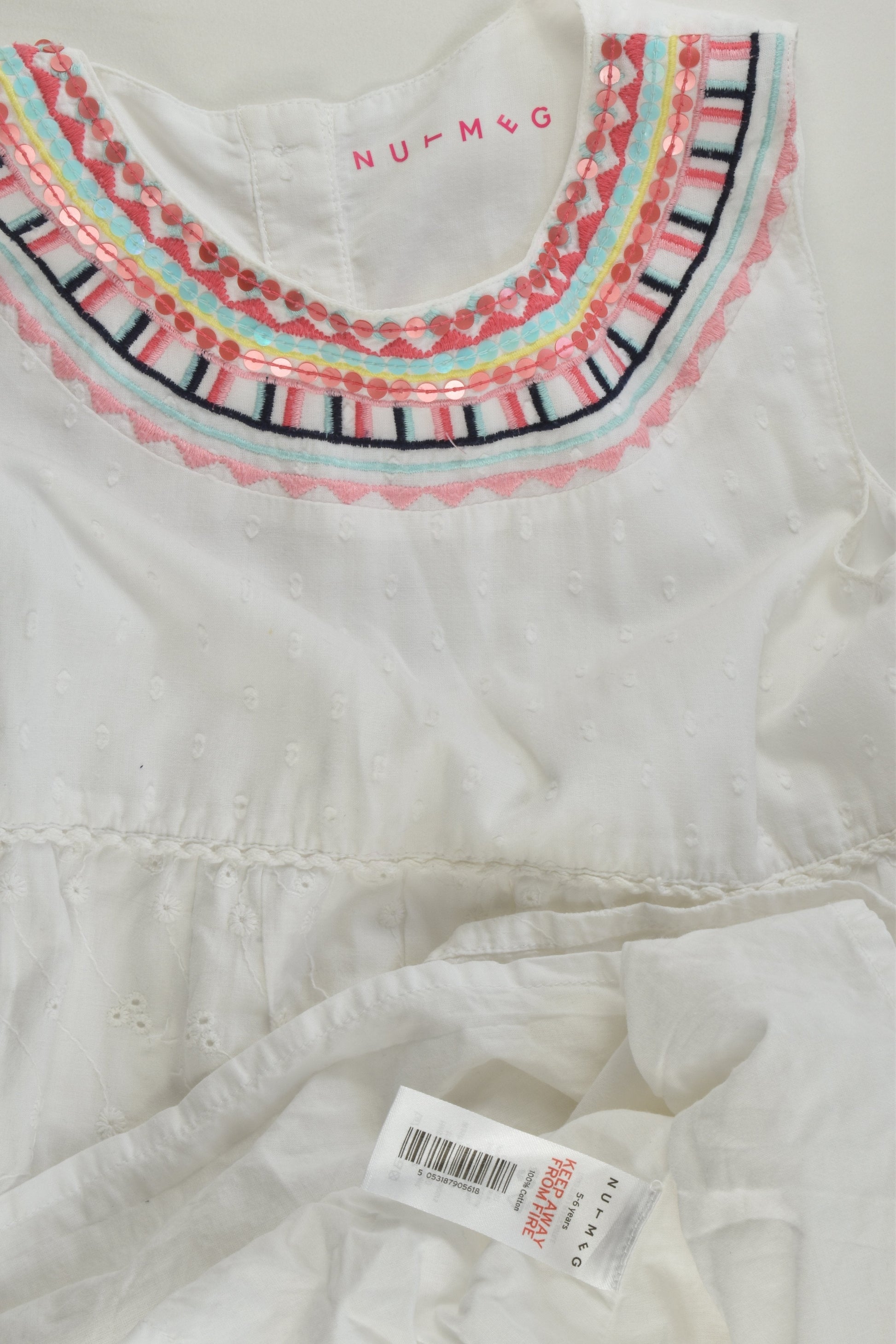 Nutmeg Size 5-6 Lined Dress