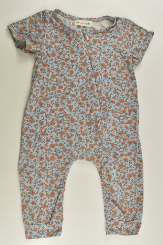 Oak Meadow Kids Size 1-2 Floral Romper