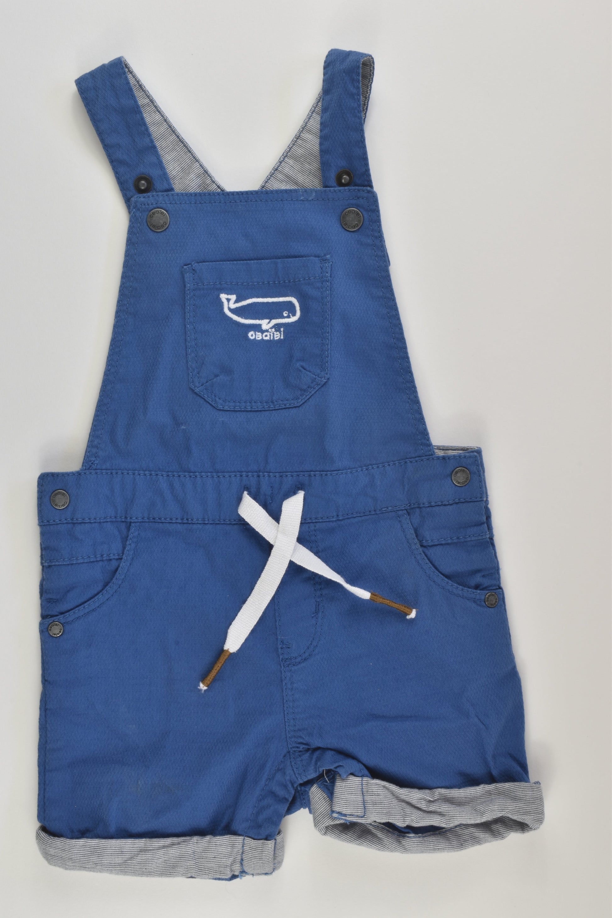 Obaïbi Size 0 (9 months, 71 cm) Short Overalls