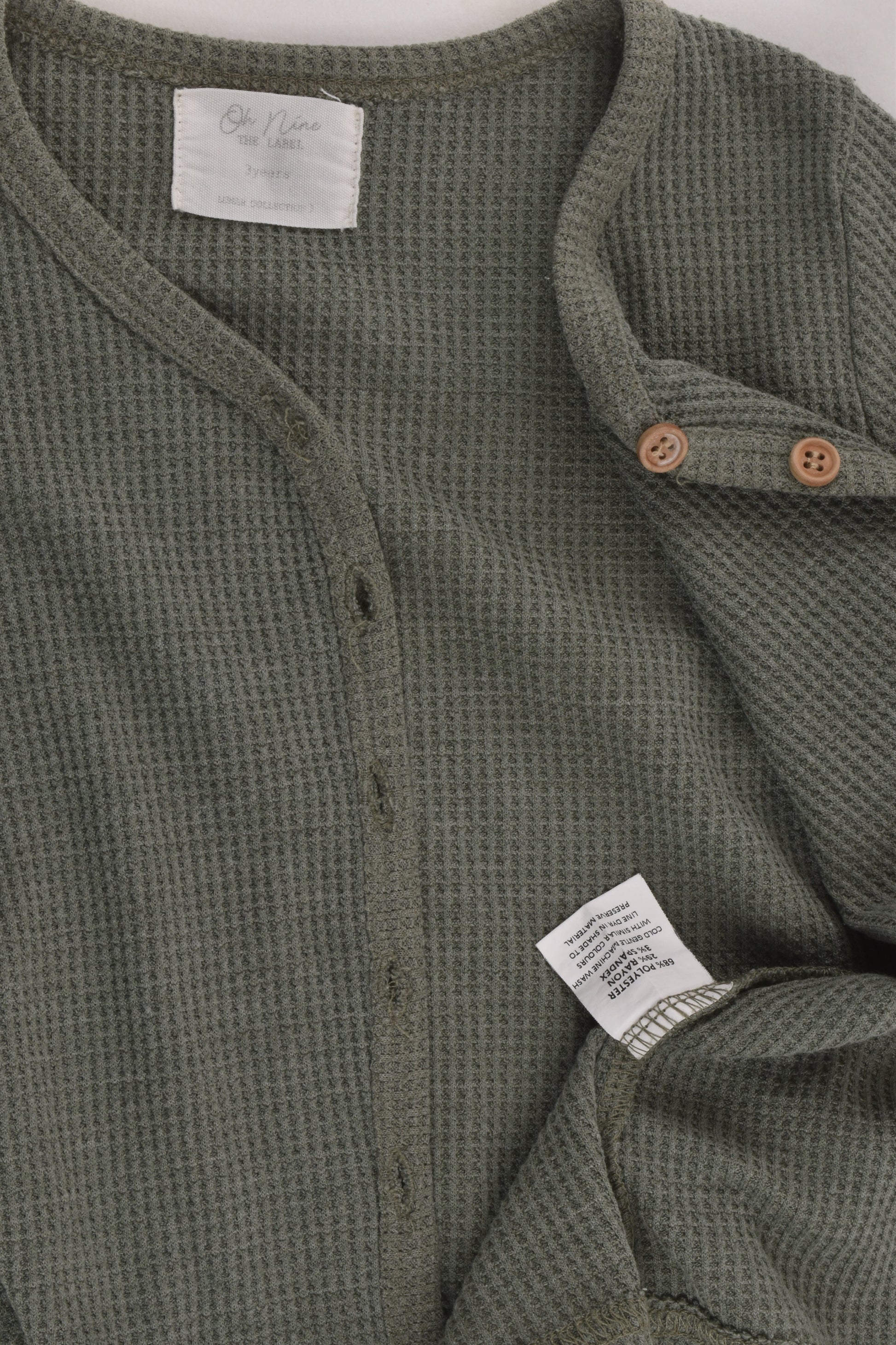 Oh Nine The Label Size 3 Waffle Cardigan