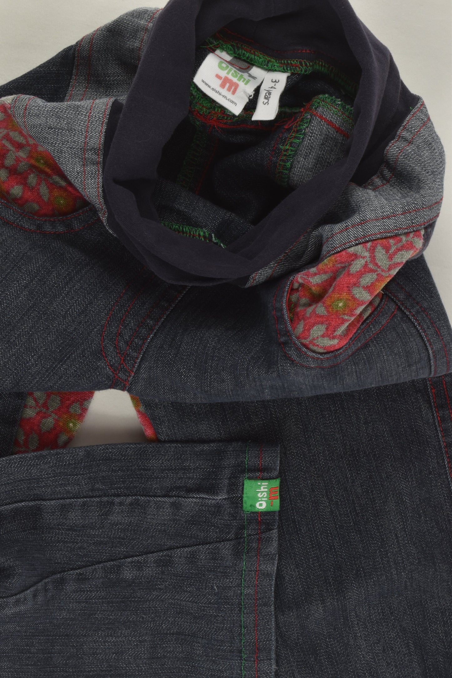 Oishi-m Size 3-4 Denim Pants