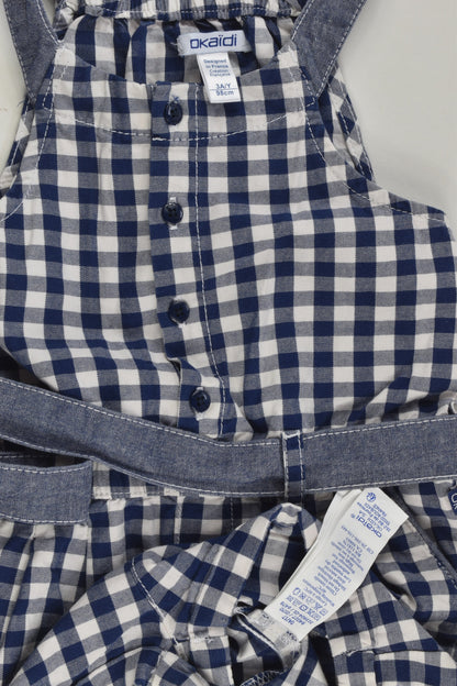 Okaïdi Size 3 (98 cm) Checked Playsuit