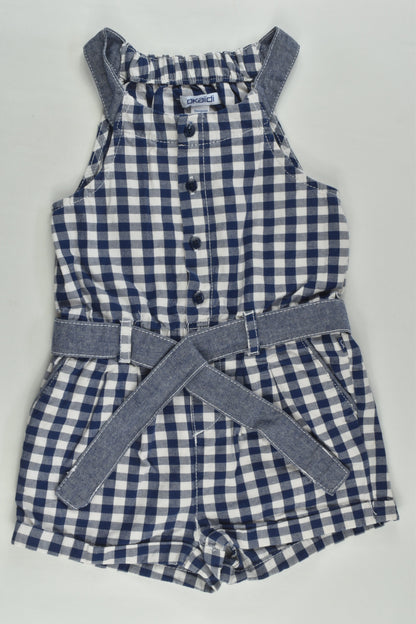 Okaïdi Size 3 (98 cm) Checked Playsuit