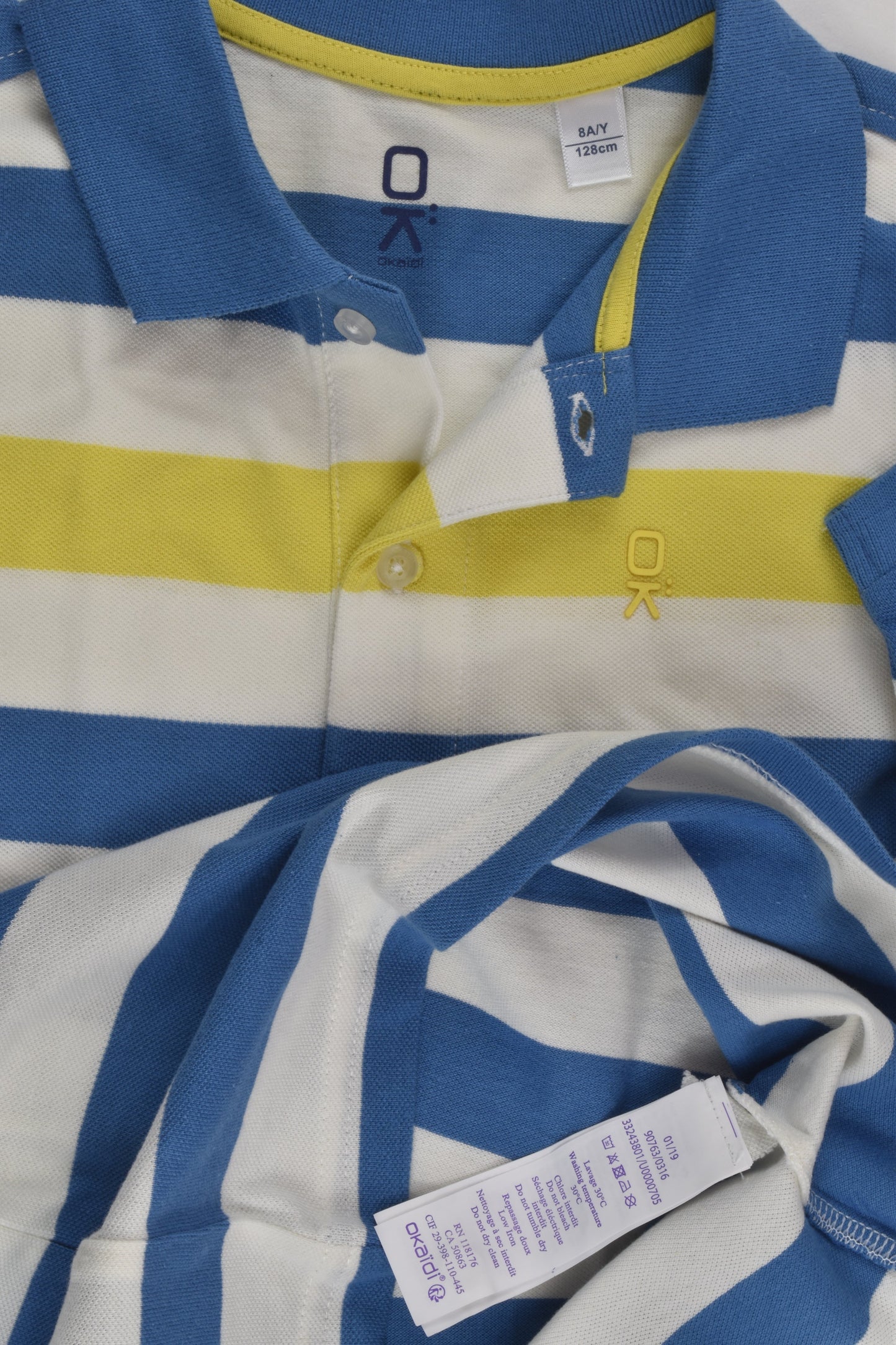 Okaïdi Size 8 (128 cm) Polo Shirt