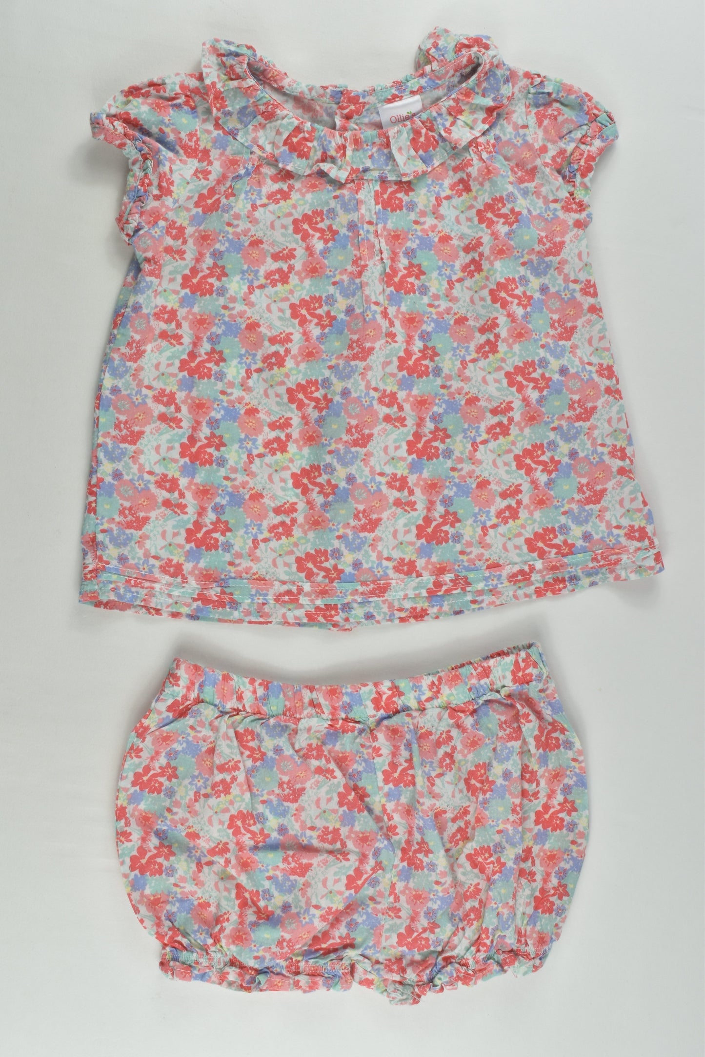 Ollie's Place Size 0 Floral Outfit