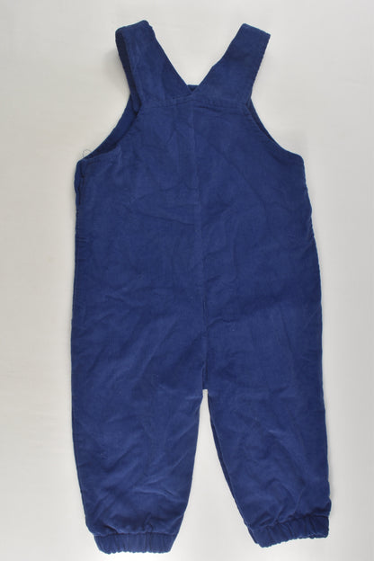 Ollie's Place Size 0 Lined Cord Dinosaur Overalls