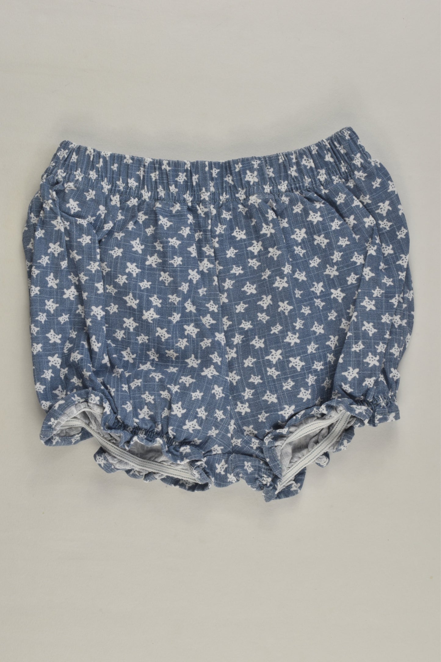 Ollie's Place Size 0 Linen/Cotton Turtle Shorts