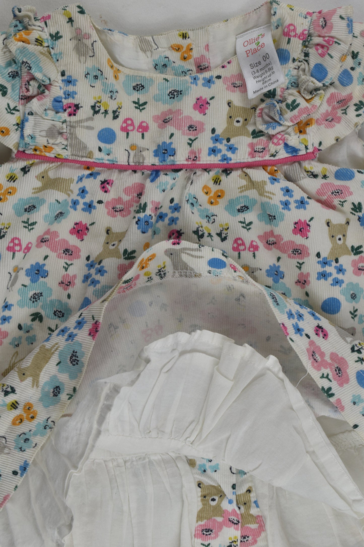 Ollie's Place Size 00 Lined Cord Dress