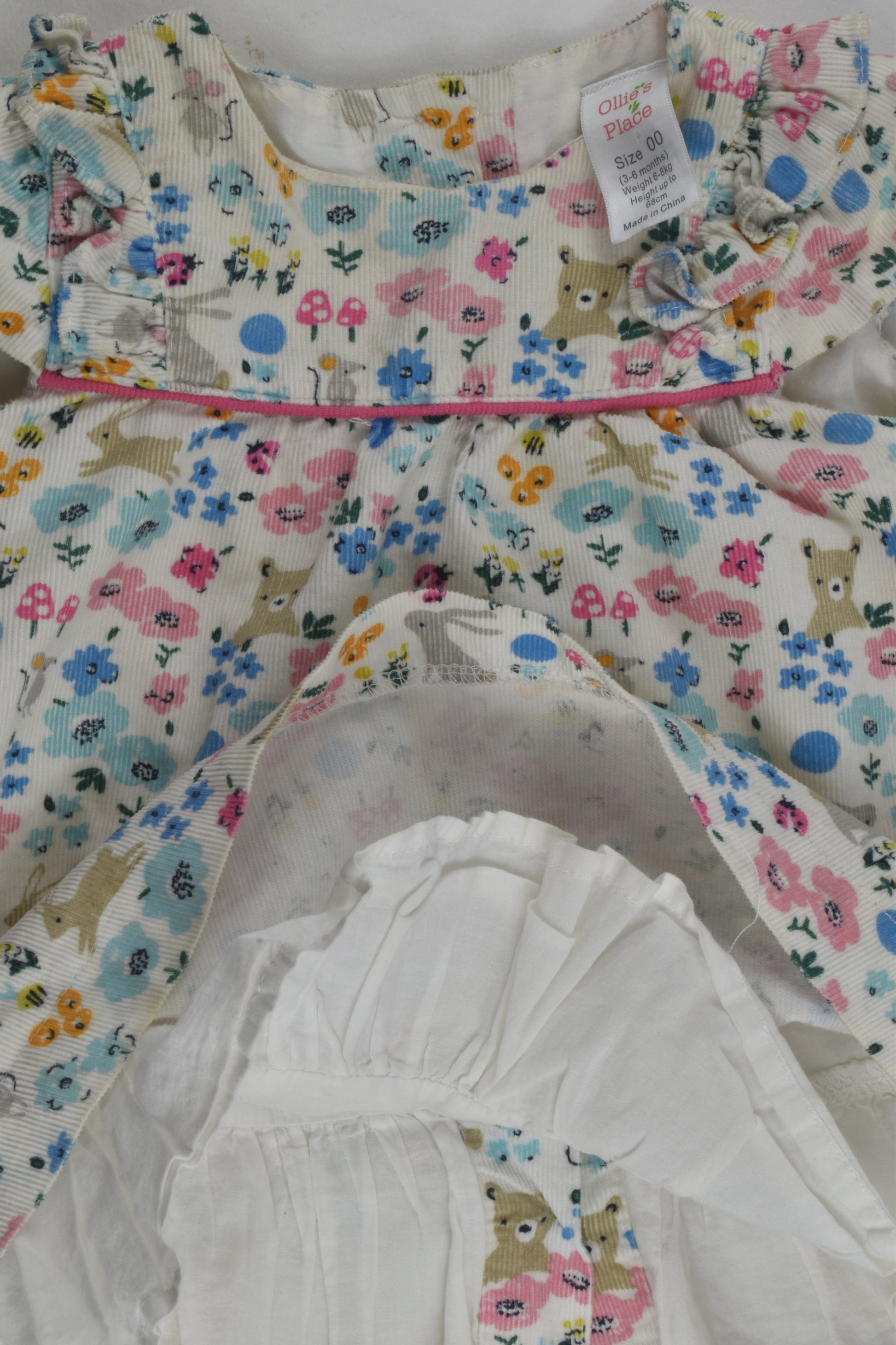 Ollie's Place Size 00 Lined Cord Dress