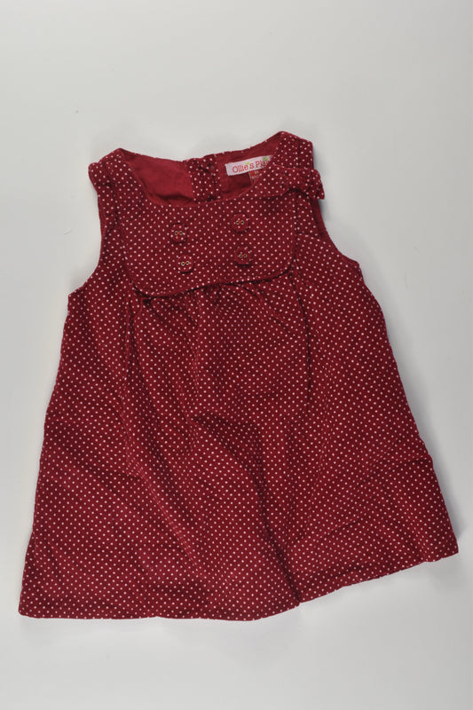 Ollie's Place Size 00 Lined Cord Dress