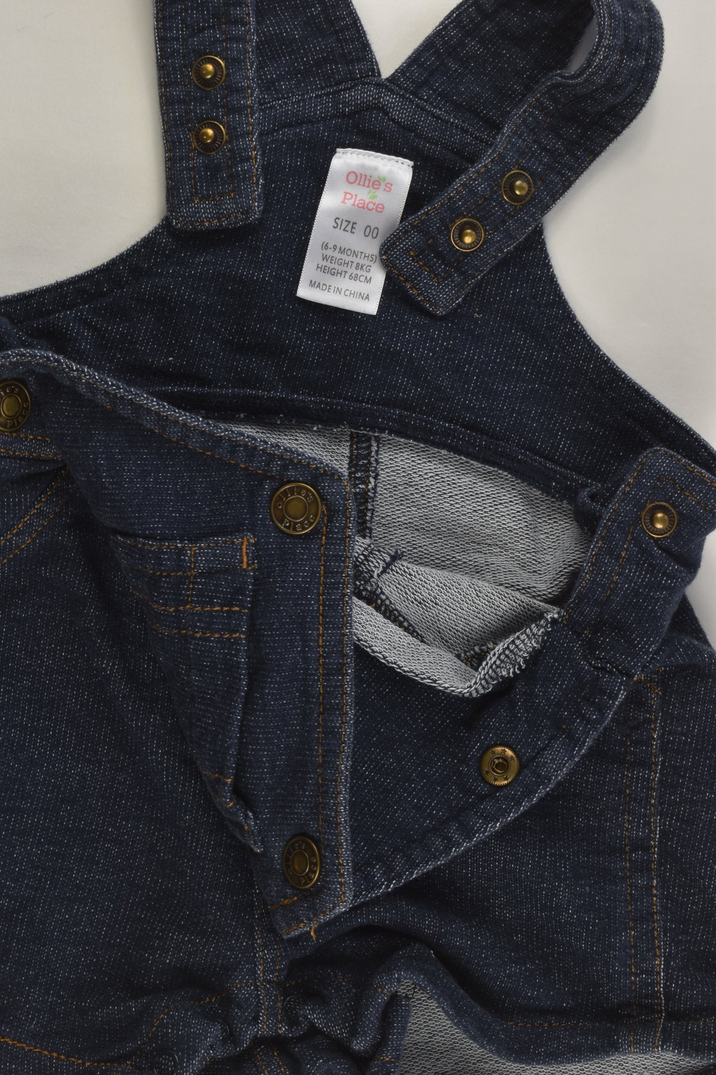 Ollie's Place Size 00 Short Overalls