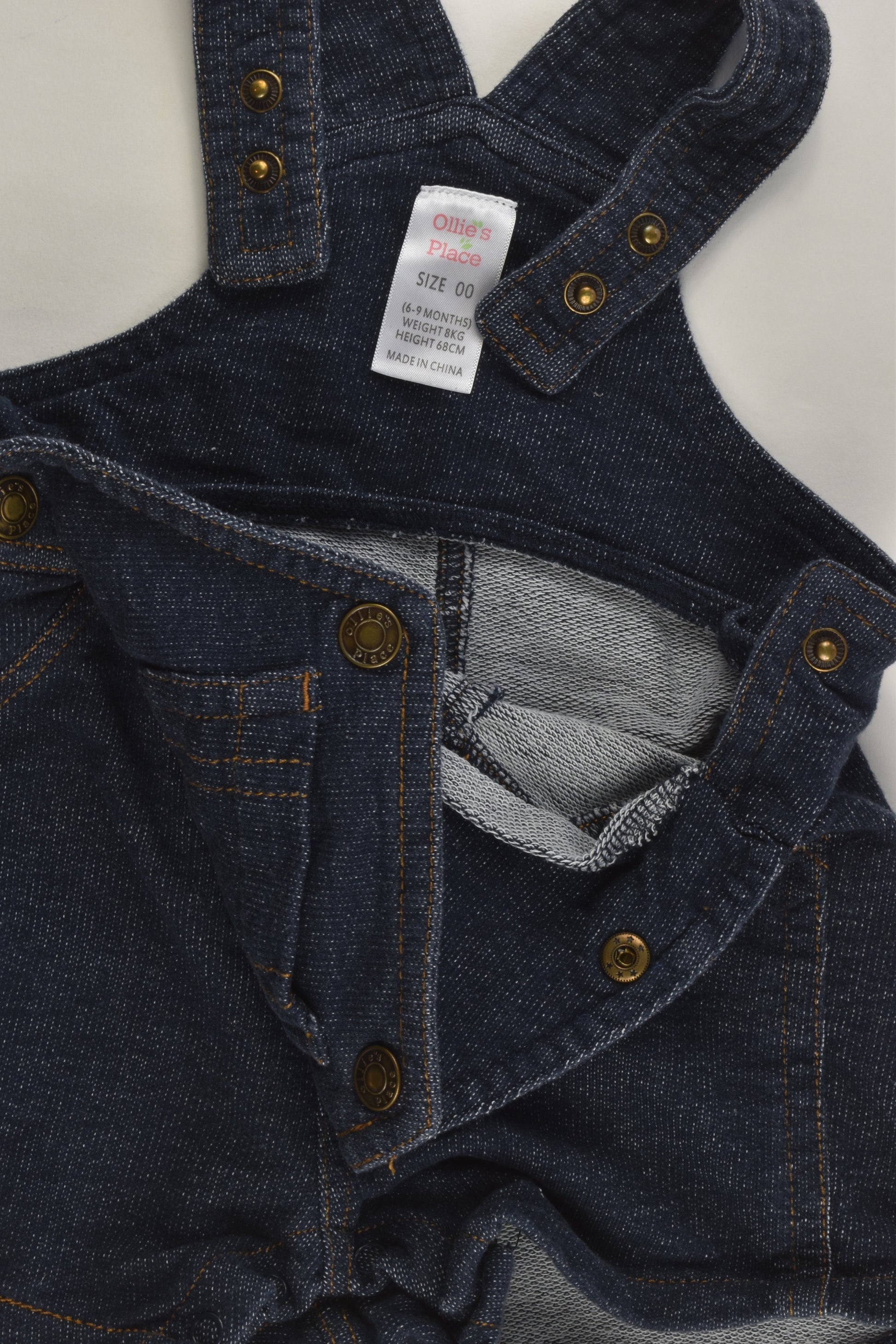 Ollie's Place Size 00 Short Overalls