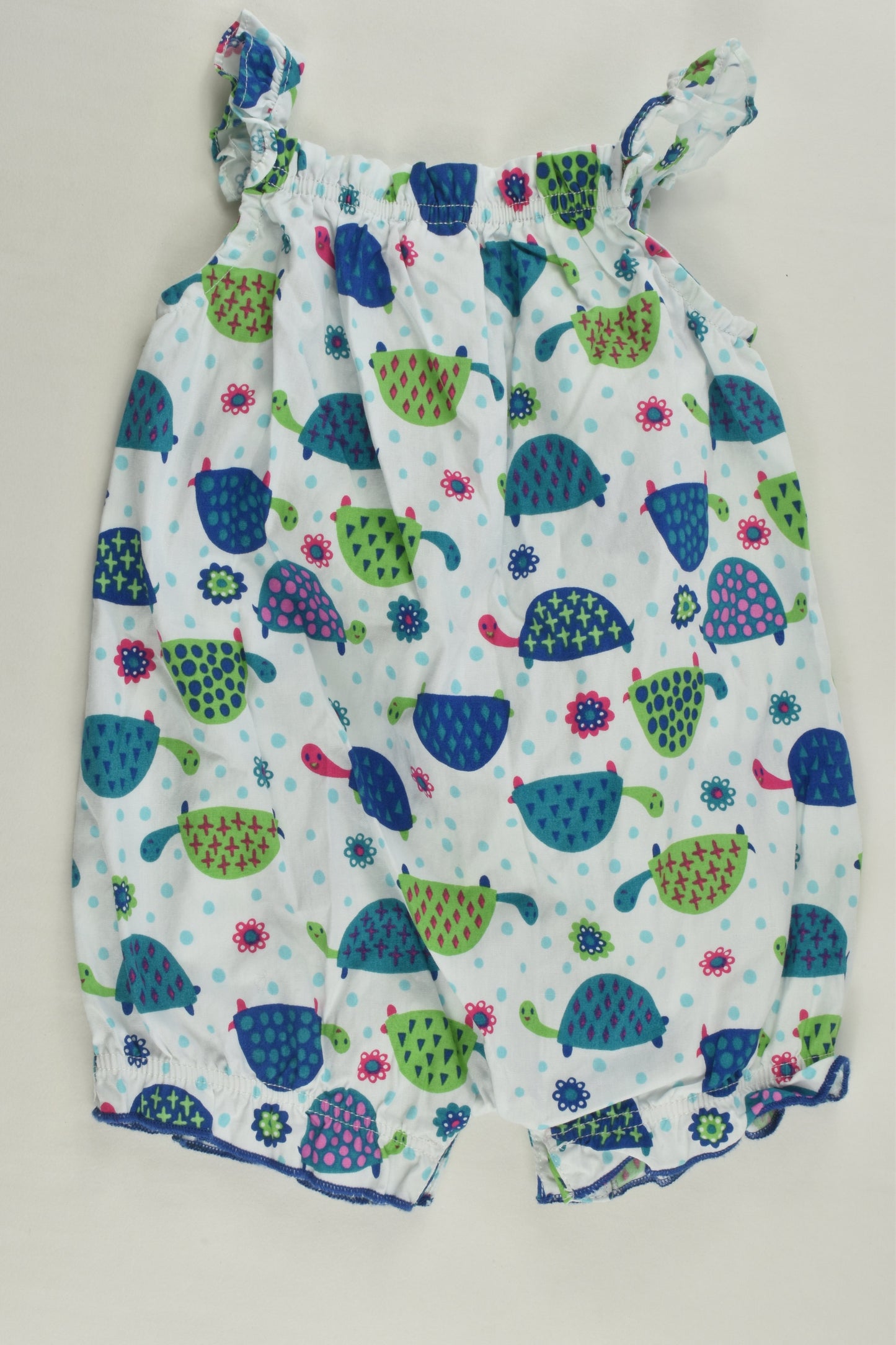 Ollie's Place Size 00 Tottoises Summer Romper