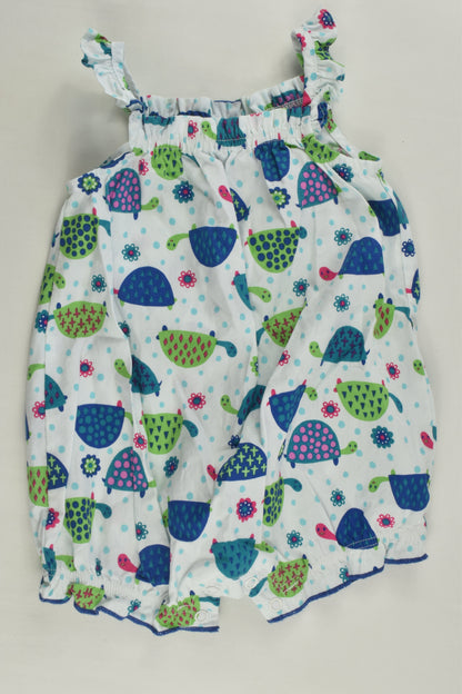 Ollie's Place Size 00 Tottoises Summer Romper