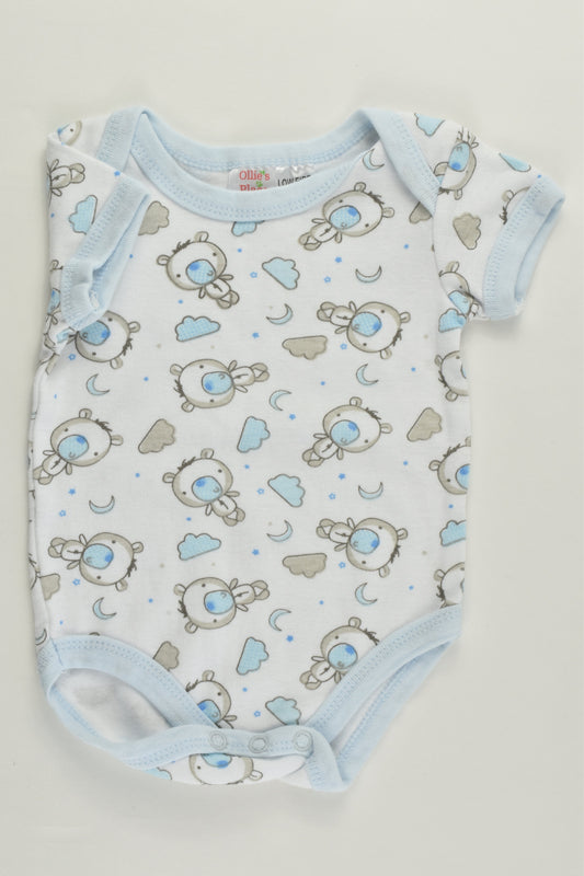 Ollie's Place Size 000 (0-3 months) Bears Bodysuit