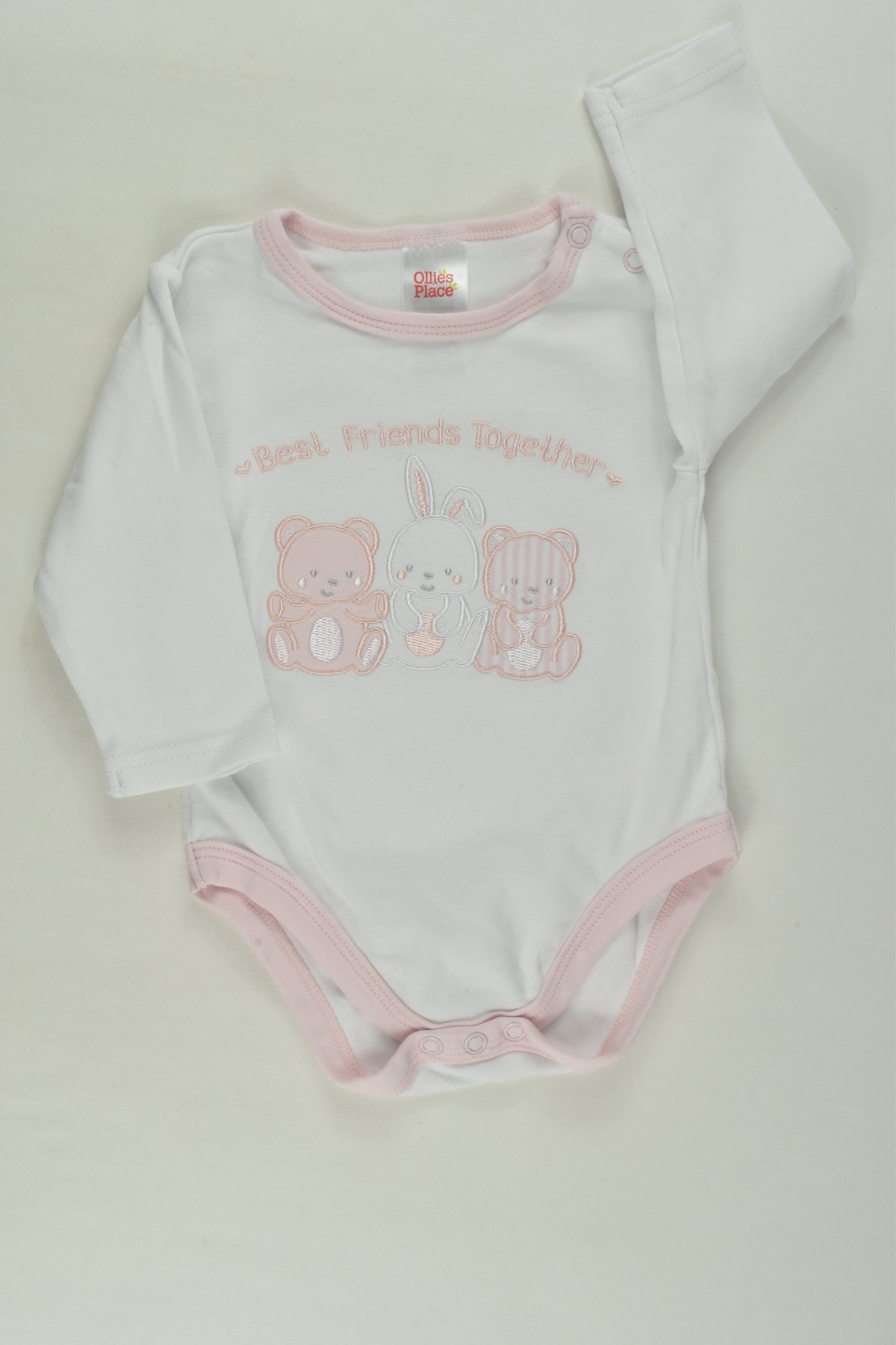 Ollie's Place Size 000 'Best Friends Together' Bodysuit