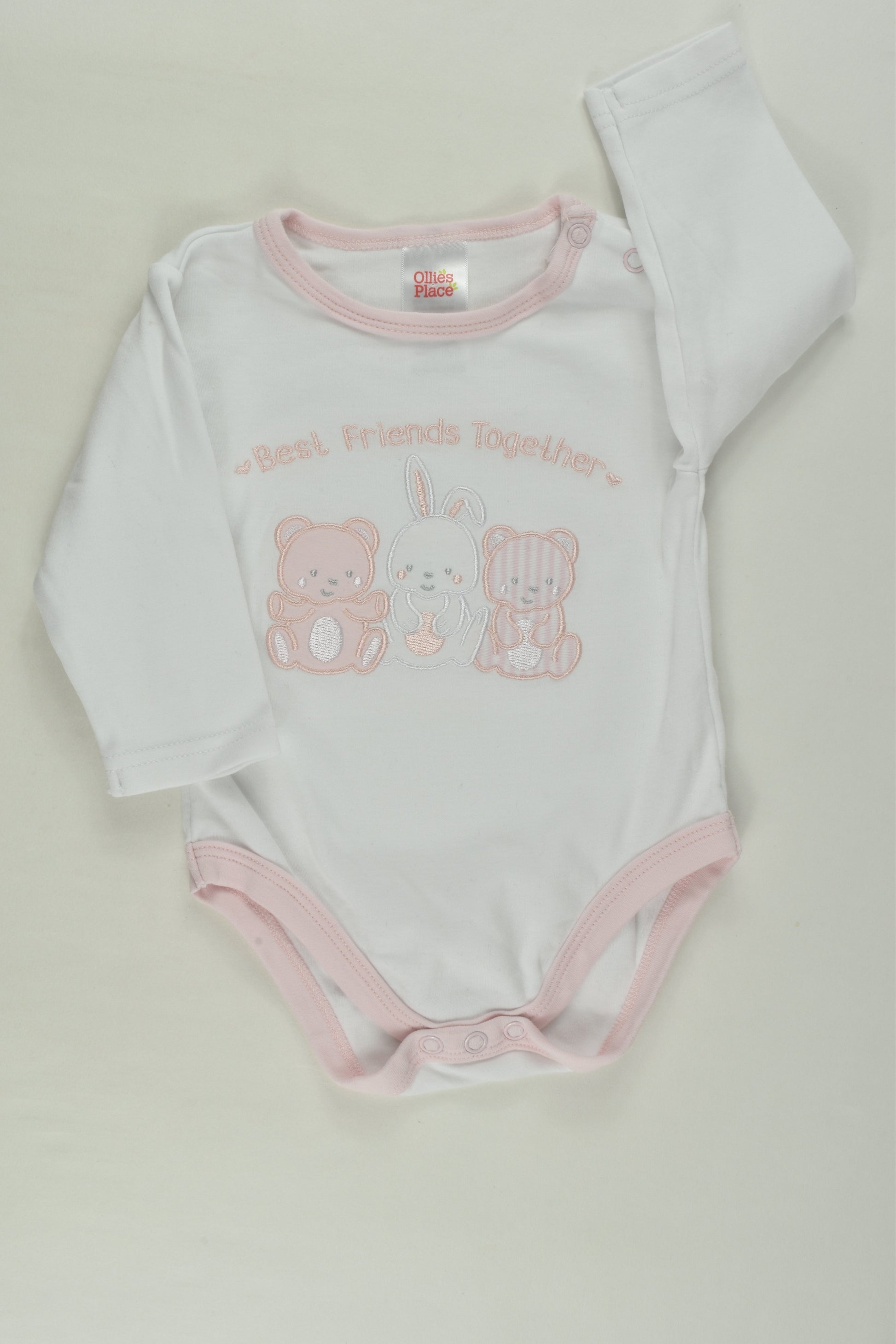 Ollie's Place Size 000 'Best Friends Together' Bodysuit