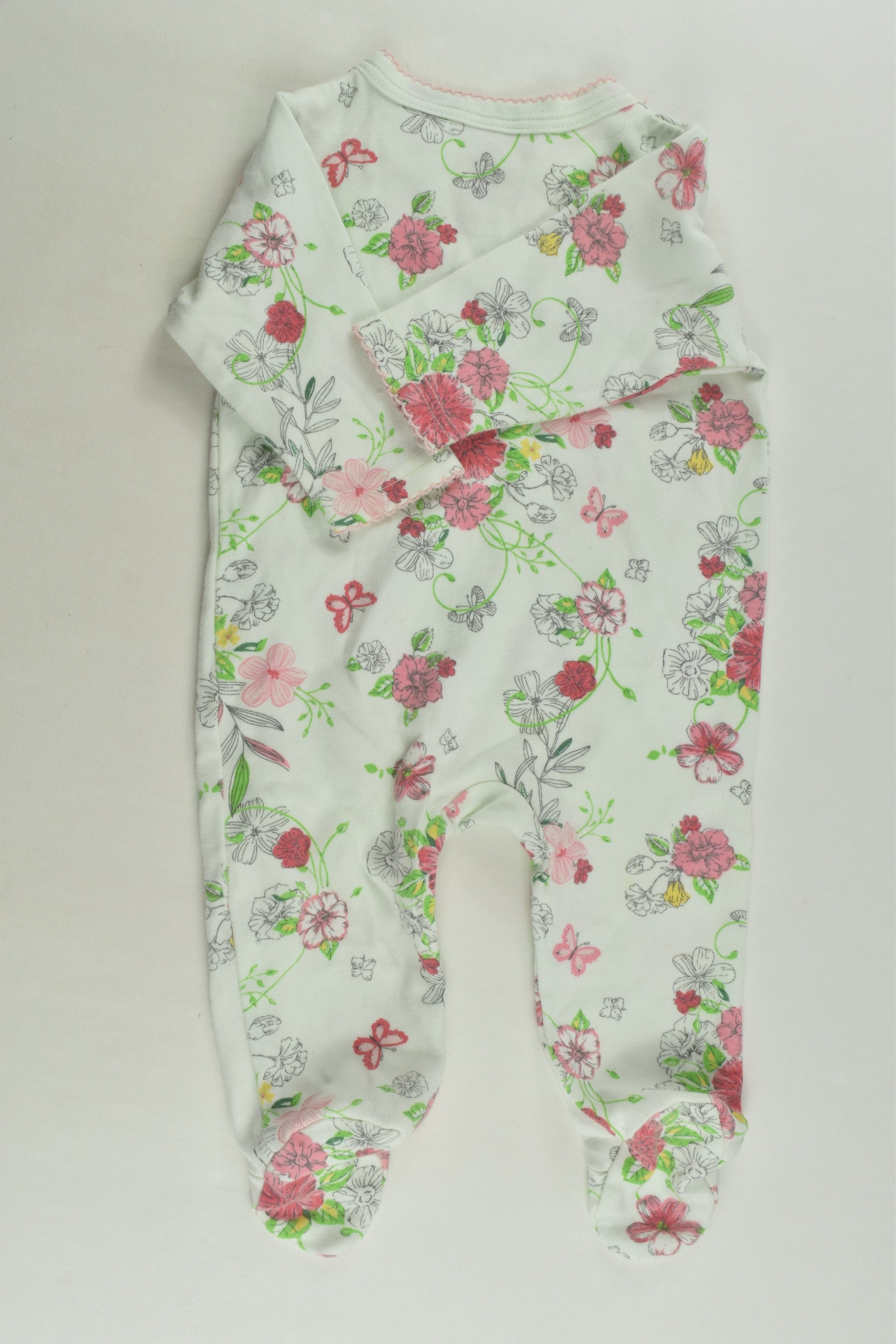 Ollie's Place Size 000 Footed Romper