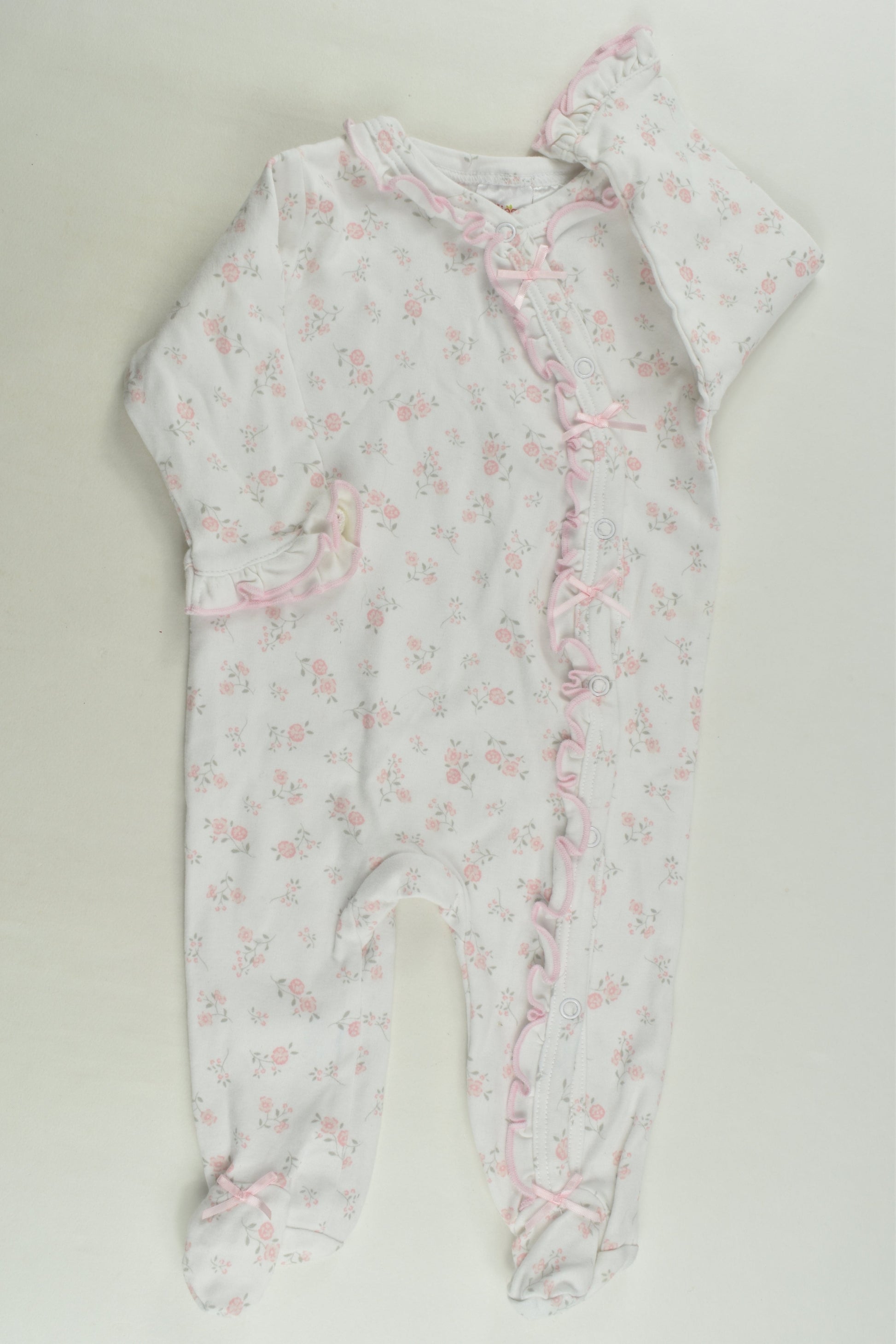 Ollie's Place Size 000 Footed Romper