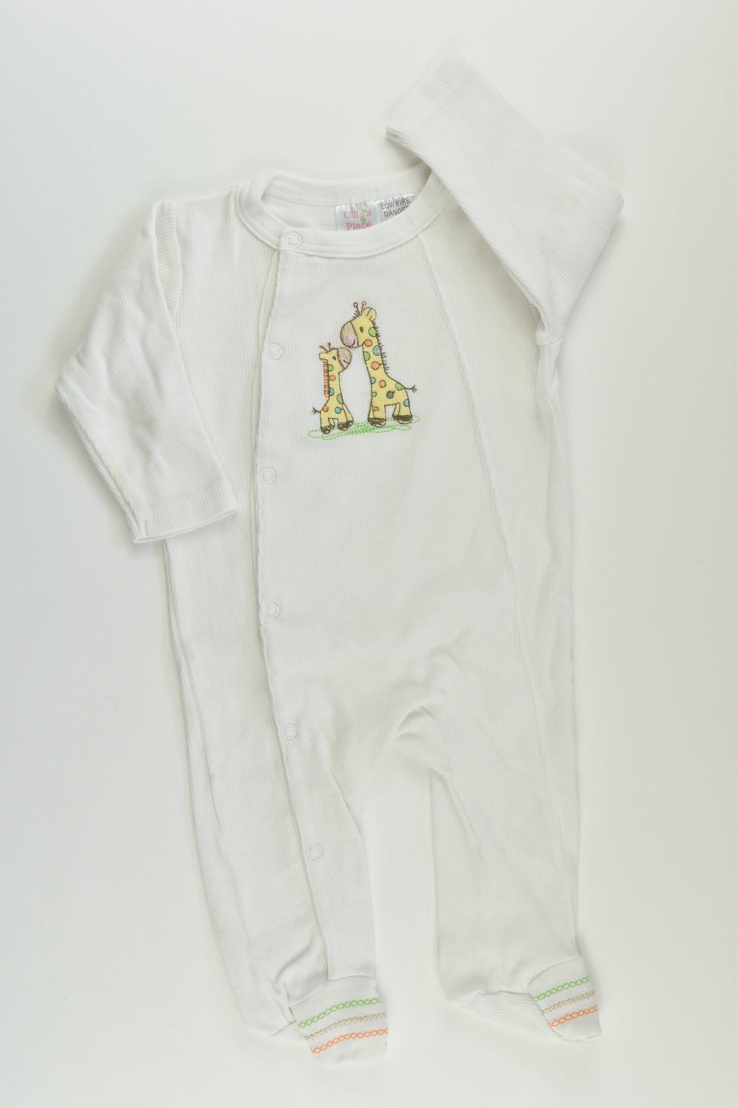 Ollie's Place Size 000 Footed Romper