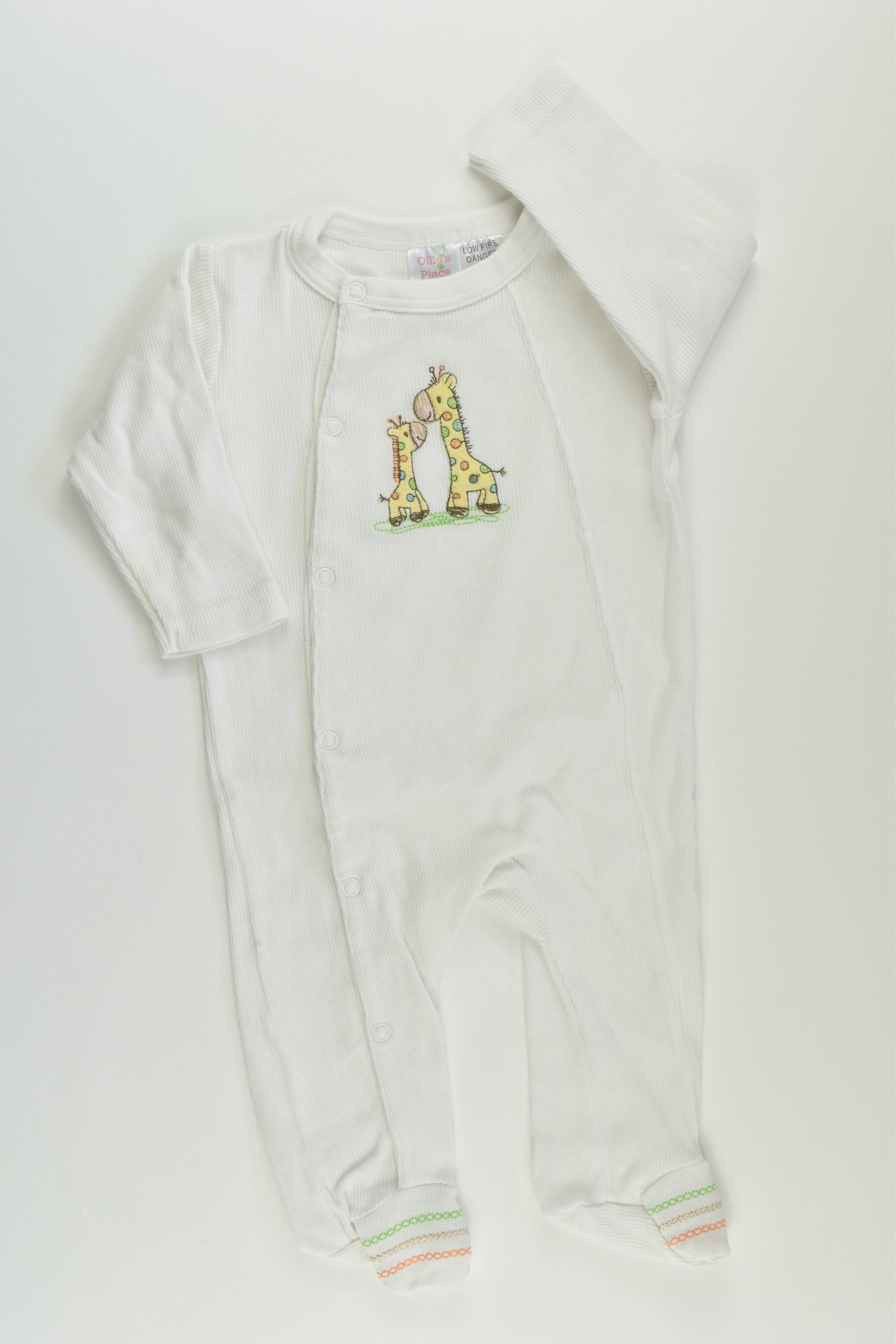 Ollie's Place Size 000 Footed Romper