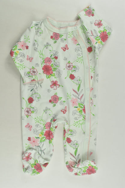 Ollie's Place Size 000 Footed Romper