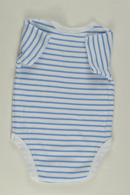 Ollie's Place Size 000 Striped Dinosaur Bodysuit