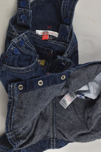 Ollie's Place Size 0000 Denim Overalls