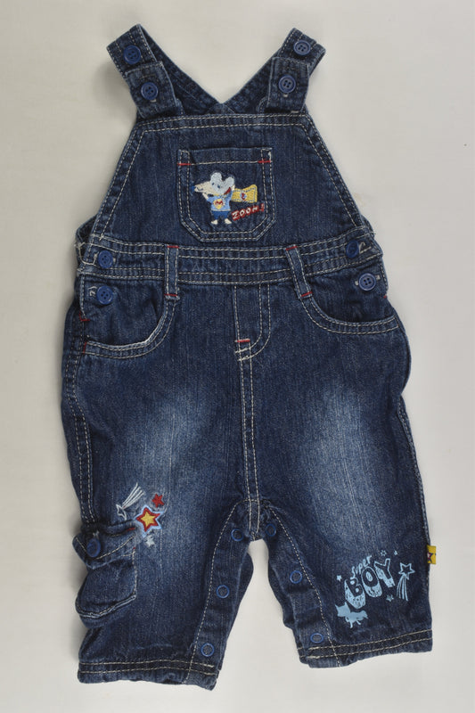 Ollie's Place Size 0000 Denim Overalls