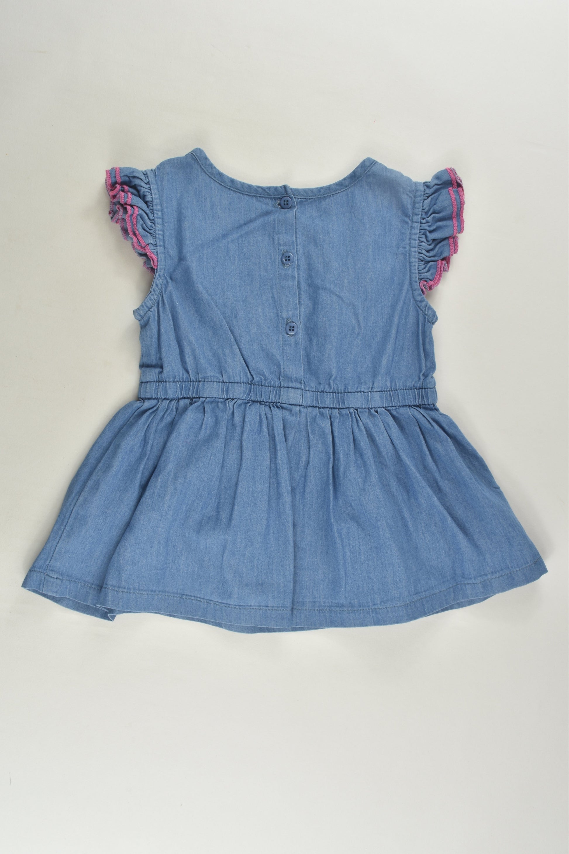 Ollie's Place Size 1 Embroidery Denim Dress