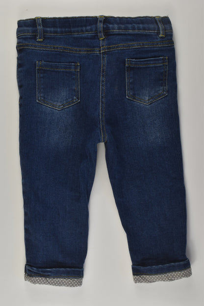 Ollie's Place Size 1 Mouse Denim Pants