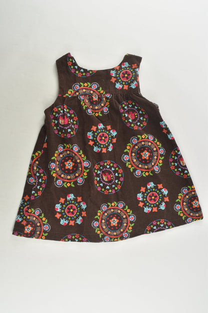 Ollie's Place Size 2 Lightweight Elephant Cord Dress