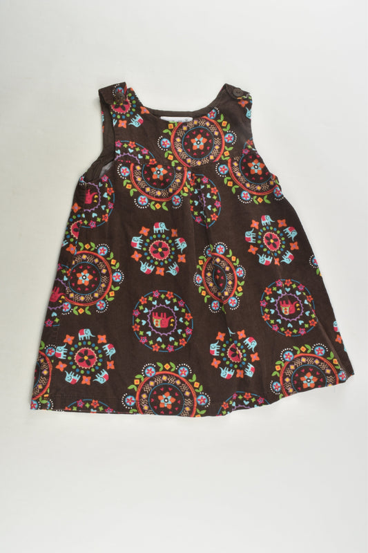 Ollie's Place Size 2 Lightweight Elephant Cord Dress