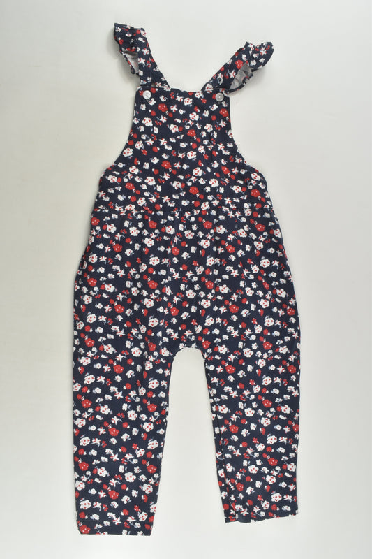 Ollie's Place Size 2 Lined Floral Playsuit